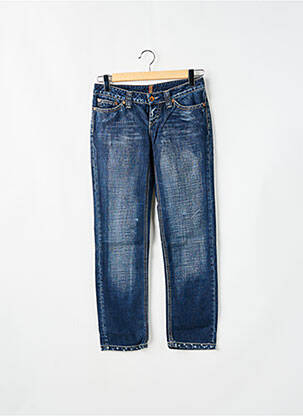 Jeans coupe slim taille basse taille basse bleu TEDDY SMITH femme
