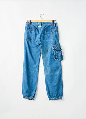 Pantalon cargo resserrée sur le bas bleu TEDDY SMITH femme