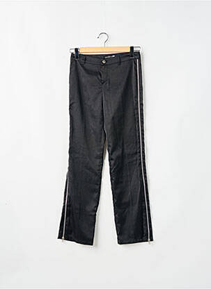 Pantalon slim taille basse taille basse noir TEDDY SMITH femme