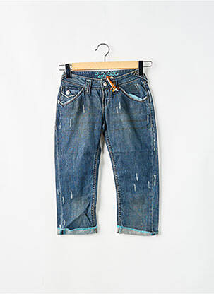 Pantacourt poches taille basse bleu TEDDY SMITH homme