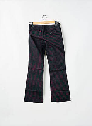 Pantalon droit tissage popeline taille basse noir VOLCOM femme