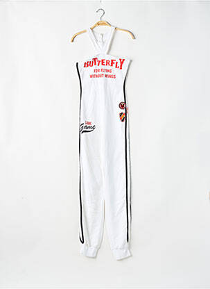 Combi-pantalon fines bretelles fines bretelles blanc LONSDALE femme