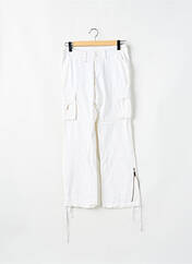 Pantalon cargo blanc TEDDY SMITH pour femme seconde vue