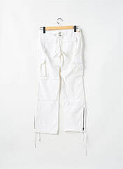 Pantalon cargo blanc TEDDY SMITH pour femme seconde vue