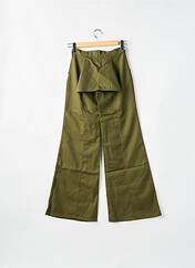 Pantalon flare vert LA BRIGADA INTERNACIONAL pour femme seconde vue