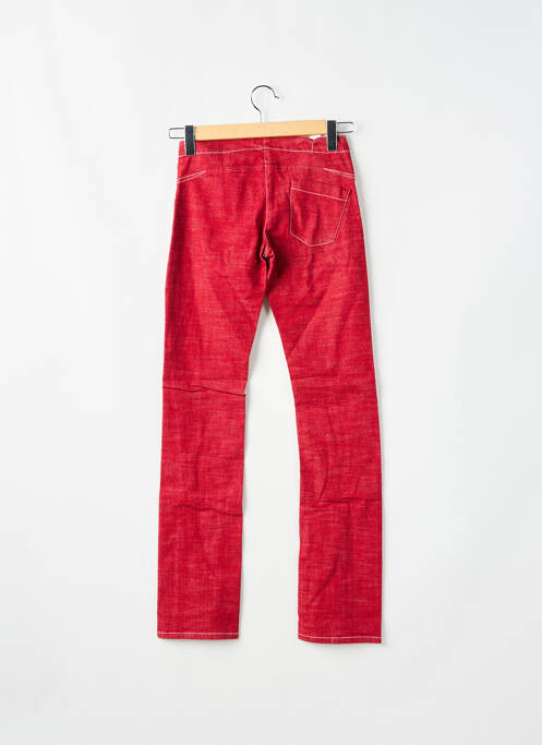 Jeans coupe slim rouge TEDDY SMITH pour femme