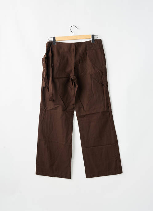 Pantalon 7/8 marron 2 TWO pour femme