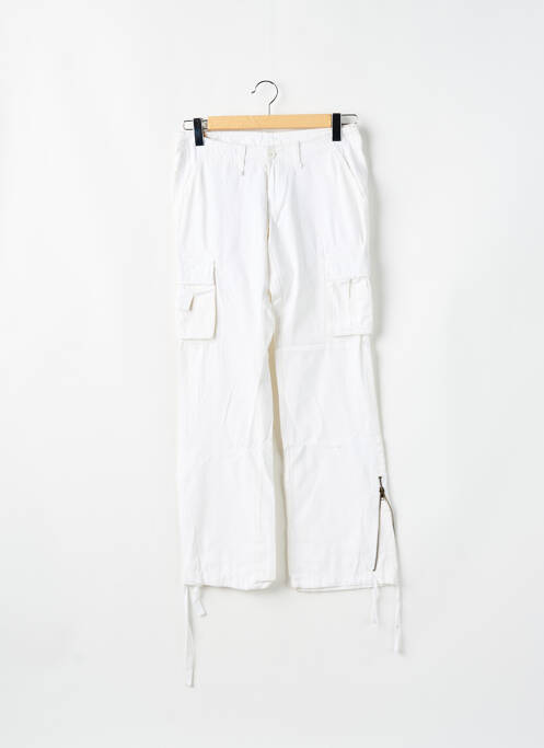 Pantalon cargo blanc TEDDY SMITH pour femme