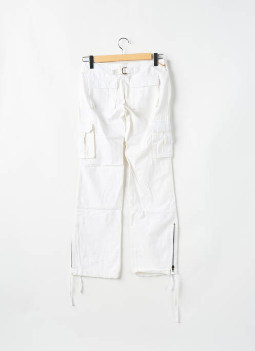 Pantalon cargo blanc TEDDY SMITH pour femme