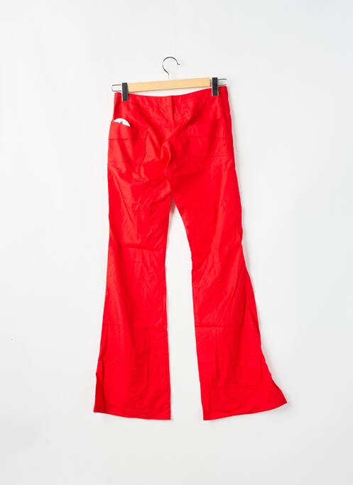 Pantalon flare rouge TIM BARGEOT pour femme