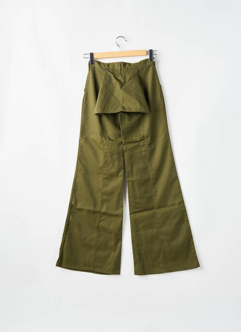 Pantalon flare vert LA BRIGADA INTERNACIONAL pour femme