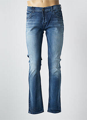 Jeans coupe slim fermeture boutonnée sur le devant taille basse bleu DN.SIXTY SEVEN homme