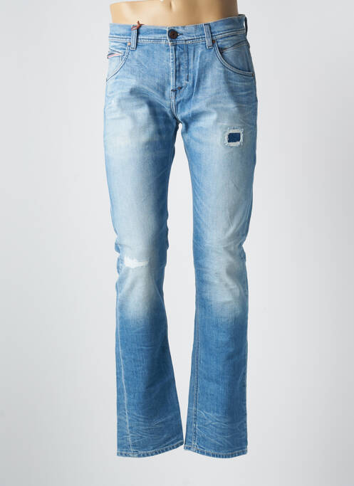Jeans skinny fermeture boutonnée sur le devant taille normale bleu DONOVAN homme