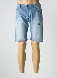 Bermuda stretch taille normale bleu DONOVAN homme