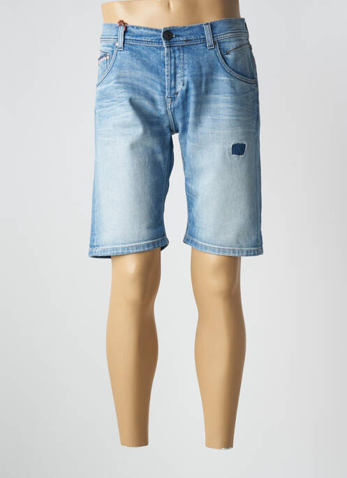 Bermuda stretch taille normale bleu DONOVAN homme