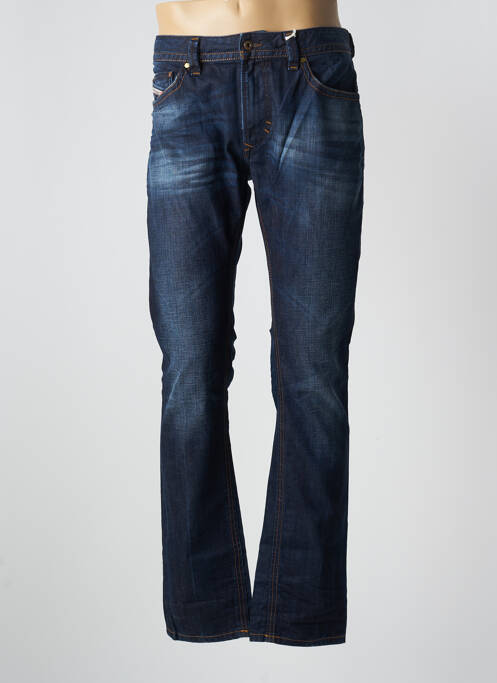 Jeans coupe droite bleu DIESEL pour homme