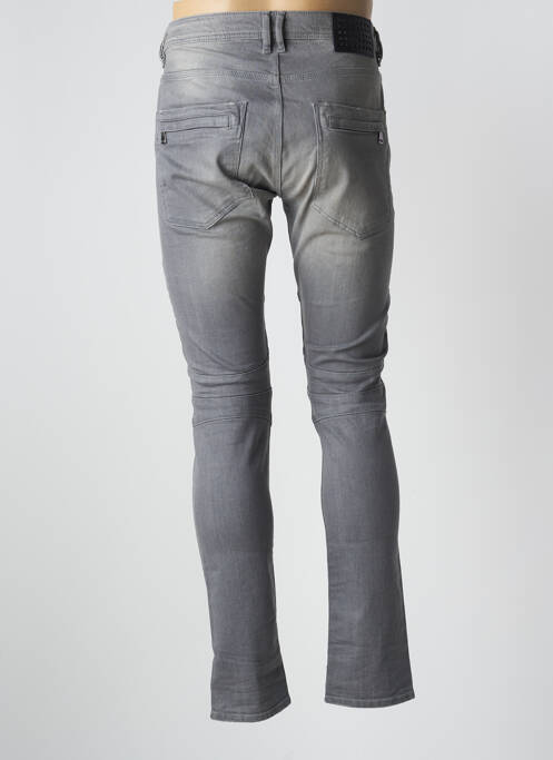 Jeans coupe slim gris UNIQUE pour homme
