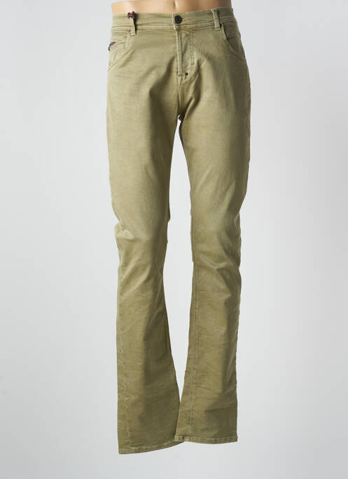 Pantalon droit vert DONOVAN pour homme