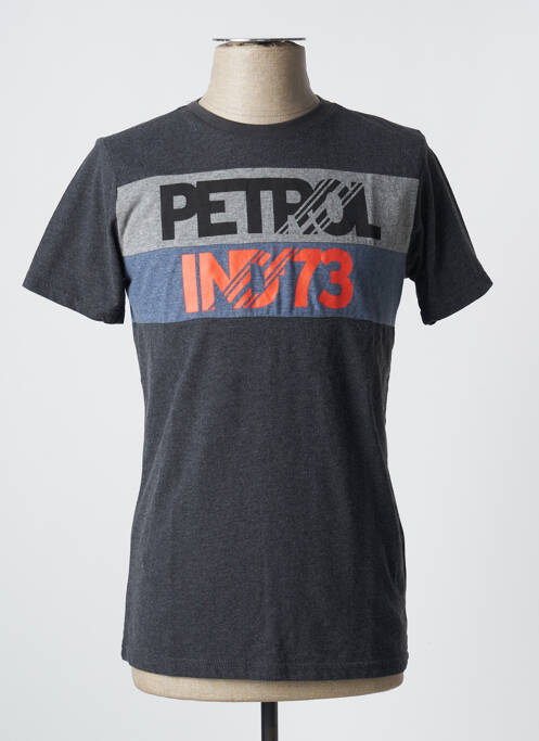 T-shirt gris PETROL INDUSTRIES pour garçon