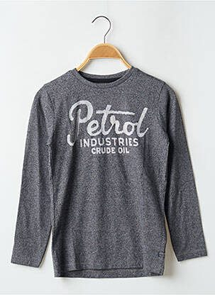 T-shirt gris PETROL INDUSTRIES pour garçon