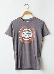 T-shirt gris PETROL INDUSTRIES pour garçon seconde vue