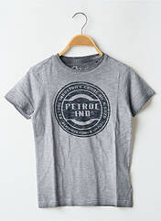 T-shirt gris PETROL INDUSTRIES pour garçon seconde vue