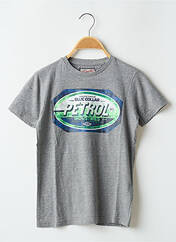 T-shirt gris PETROL INDUSTRIES pour garçon seconde vue