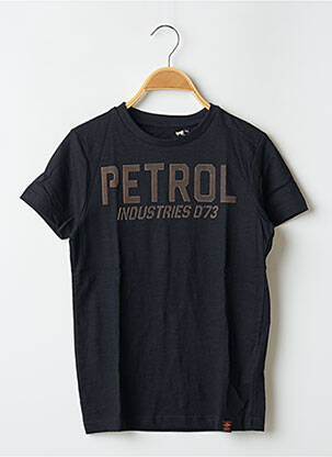 T-shirt noir PETROL INDUSTRIES pour garçon