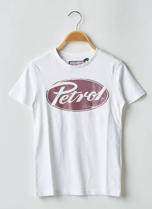 T-shirt blanc PETROL INDUSTRIES pour garçon