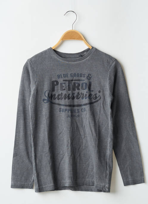 T-shirt gris PETROL INDUSTRIES pour garçon