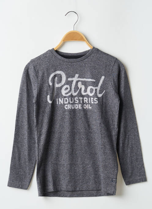 T-shirt gris PETROL INDUSTRIES pour garçon