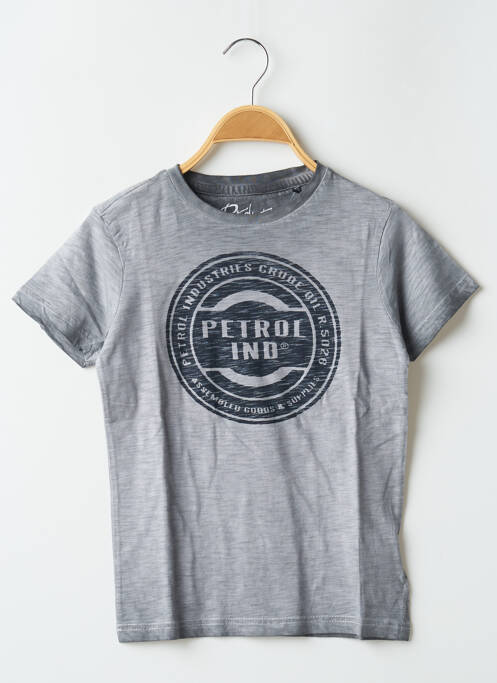 T-shirt gris PETROL INDUSTRIES pour garçon