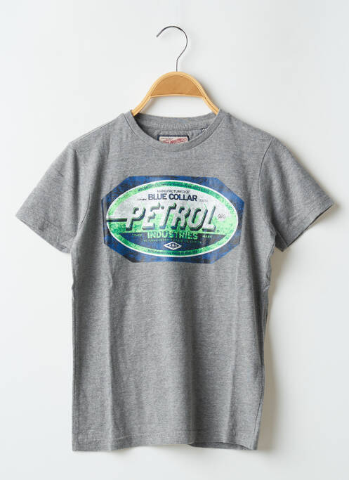 T-shirt gris PETROL INDUSTRIES pour garçon