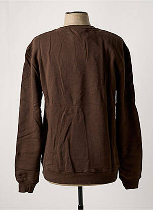 Sweat-shirt manches longues manches longues marron FORÉT homme