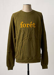 Sweat-shirt vert FORÉT pour homme seconde vue