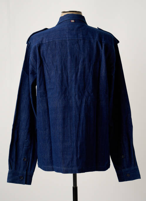 Chemise manches longues bleu KARDO pour homme