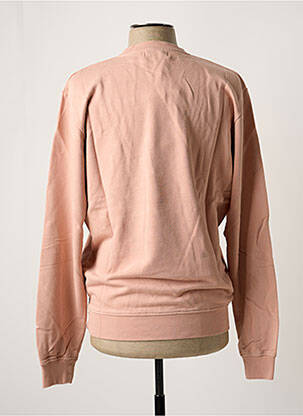 Sweat-shirt broderie manches longues rose OLOW homme