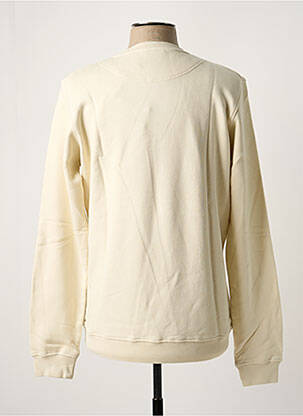 Sweat-shirt manches longues manches longues beige BLOTTER ATELIER homme