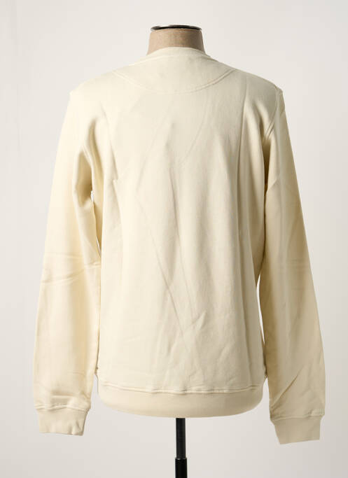Sweat-shirt manches longues manches longues beige BLOTTER ATELIER homme