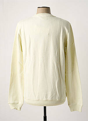 Sweat-shirt broderie manches longues beige BLOTTER ATELIER homme