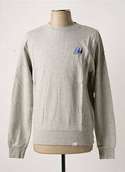 Sweat-shirt gris EDMMOND STUDIOS pour homme seconde vue