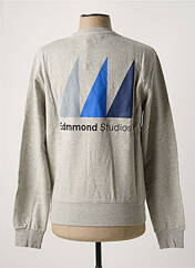 Sweat-shirt gris EDMMOND STUDIOS pour homme seconde vue