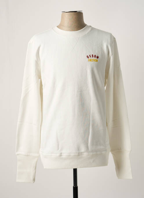 Sweat-shirt blanc OXBOW pour homme