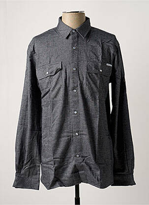 Chemise manches longues poches noir MAISON LABICHE homme