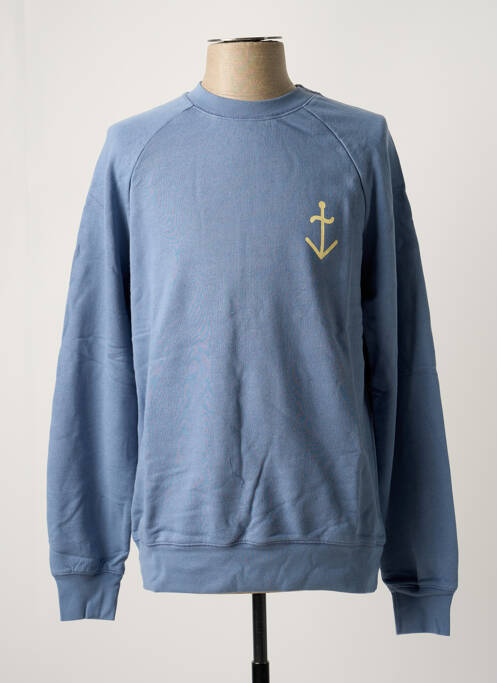 Sweat-shirt bleu LA PAZ pour homme