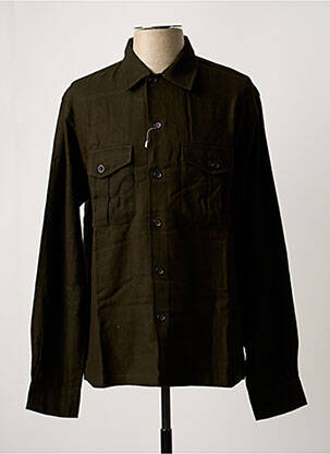 Chemise manches longues poches vert KARDO homme