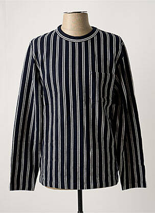 T-shirt coupe droite manches longues bleu BELLEROSE homme