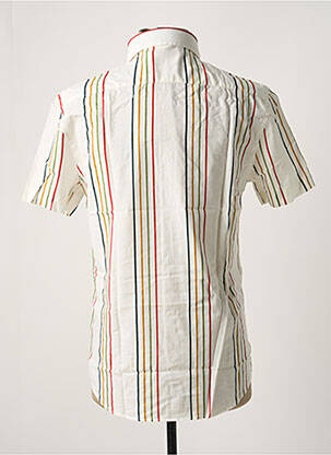 Chemise manches courtes coupe cintrée blanc OLOW homme