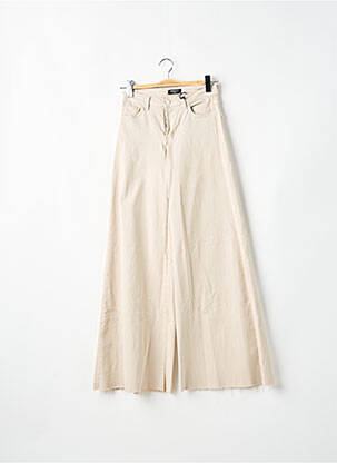 Jean coupe flare stretch taille haute beige HEARTLESS JEANS femme