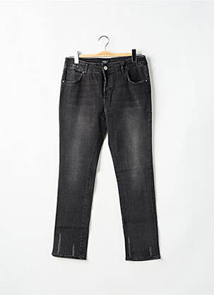 Jeans coupe slim effet usé délavé taille normale noir HEARTLESS JEANS femme